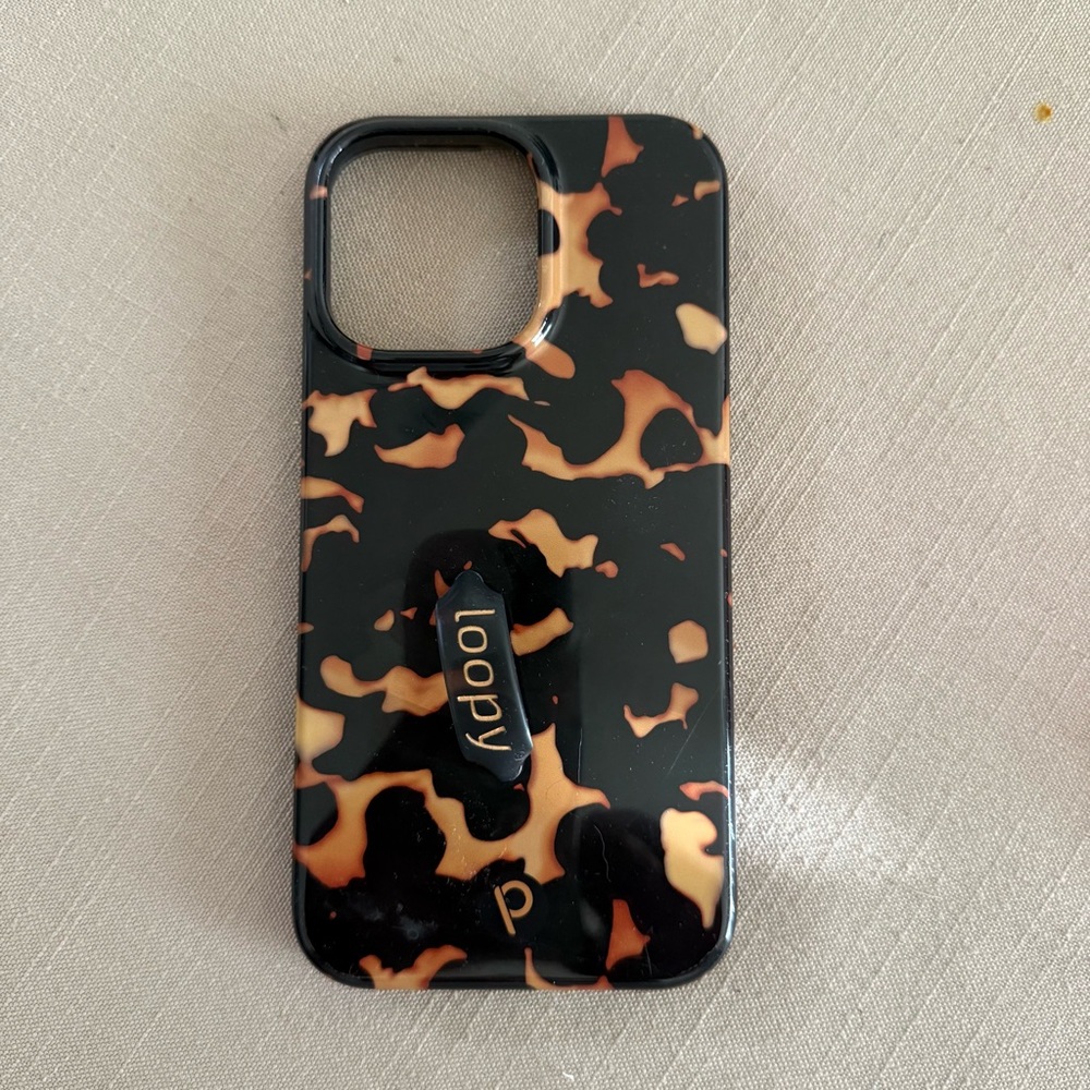 iPhone 14 Pro Max- Loopy Case Black/Orange